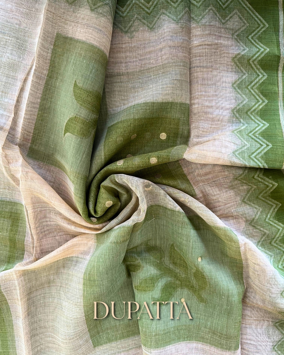 BEIGE CHANDERI SALWAR SUIT