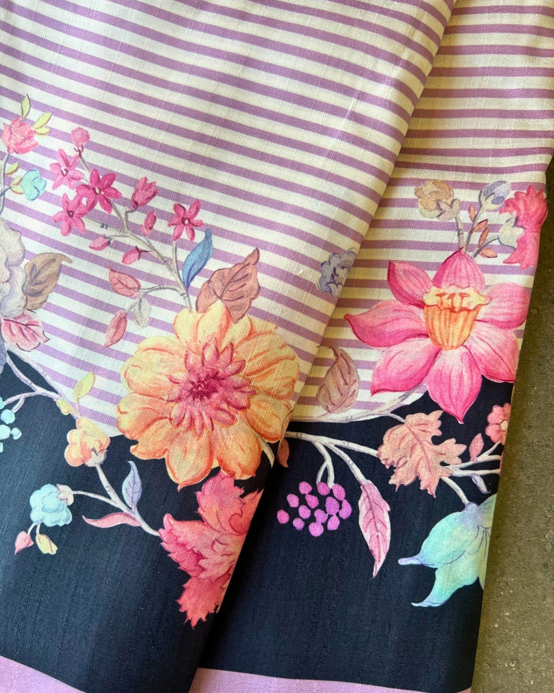 Vrindavan Blush Pichhawai Saree