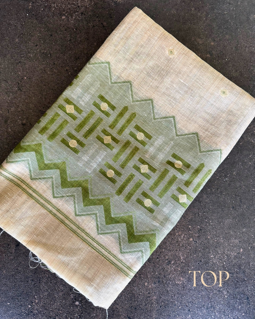 BEIGE CHANDERI SALWAR SUIT