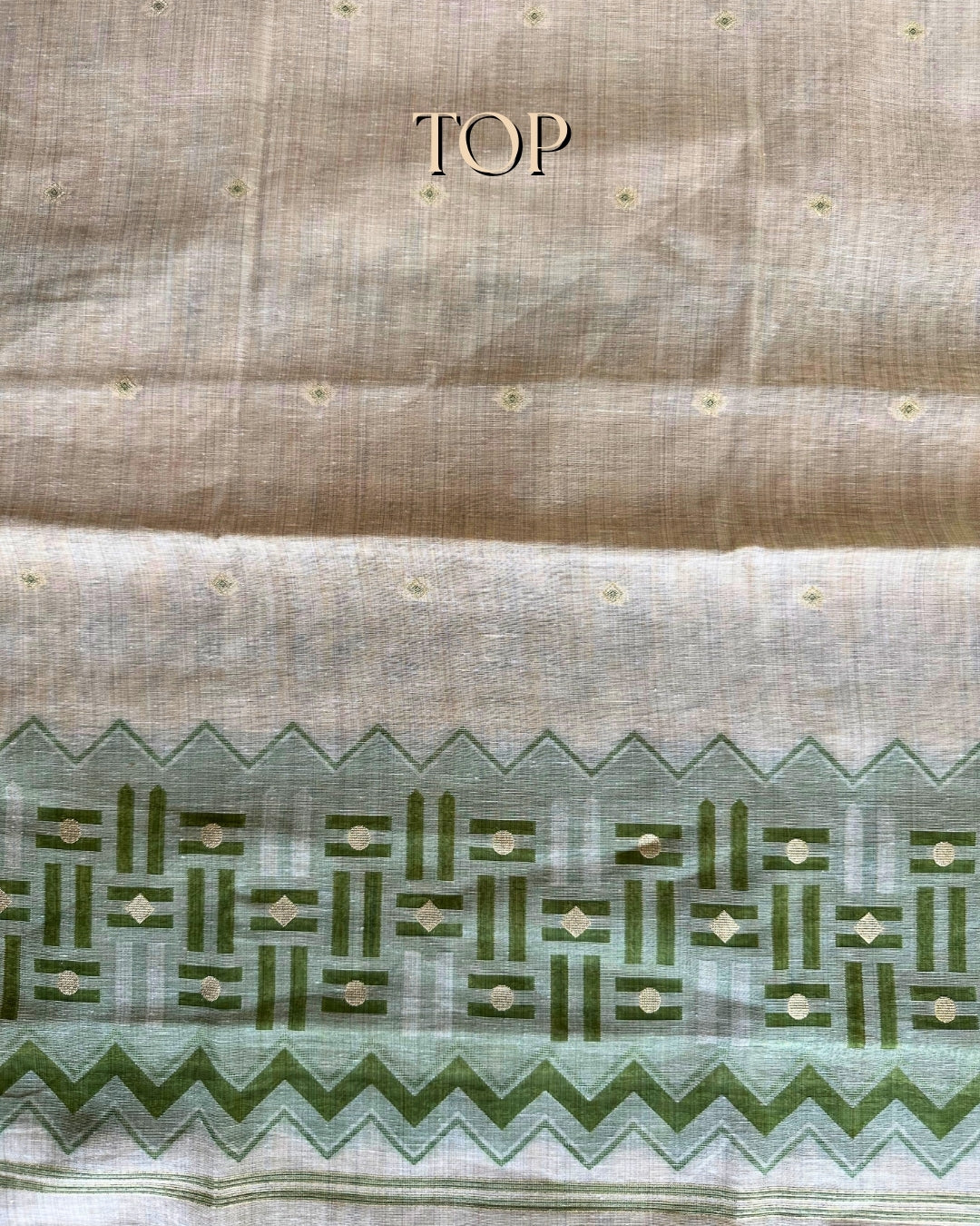 BEIGE CHANDERI SALWAR SUIT