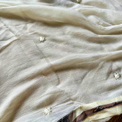 IVORY BOTANICAL COTTON SALWAR SUIT