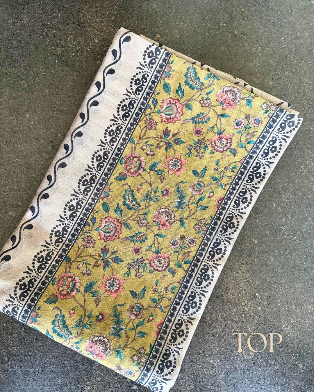 MUSTARD SEMI TUSSAR SALWAR SUIT