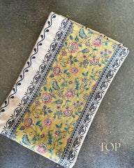 MUSTARD SEMI TUSSAR SALWAR SUIT