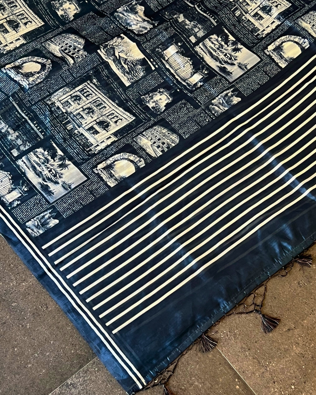 Indigo Handcraft Doobian Saree