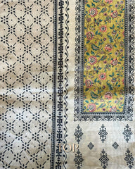 MUSTARD SEMI TUSSAR SALWAR SUIT