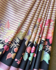 Vrindavan Blush Pichhawai Saree