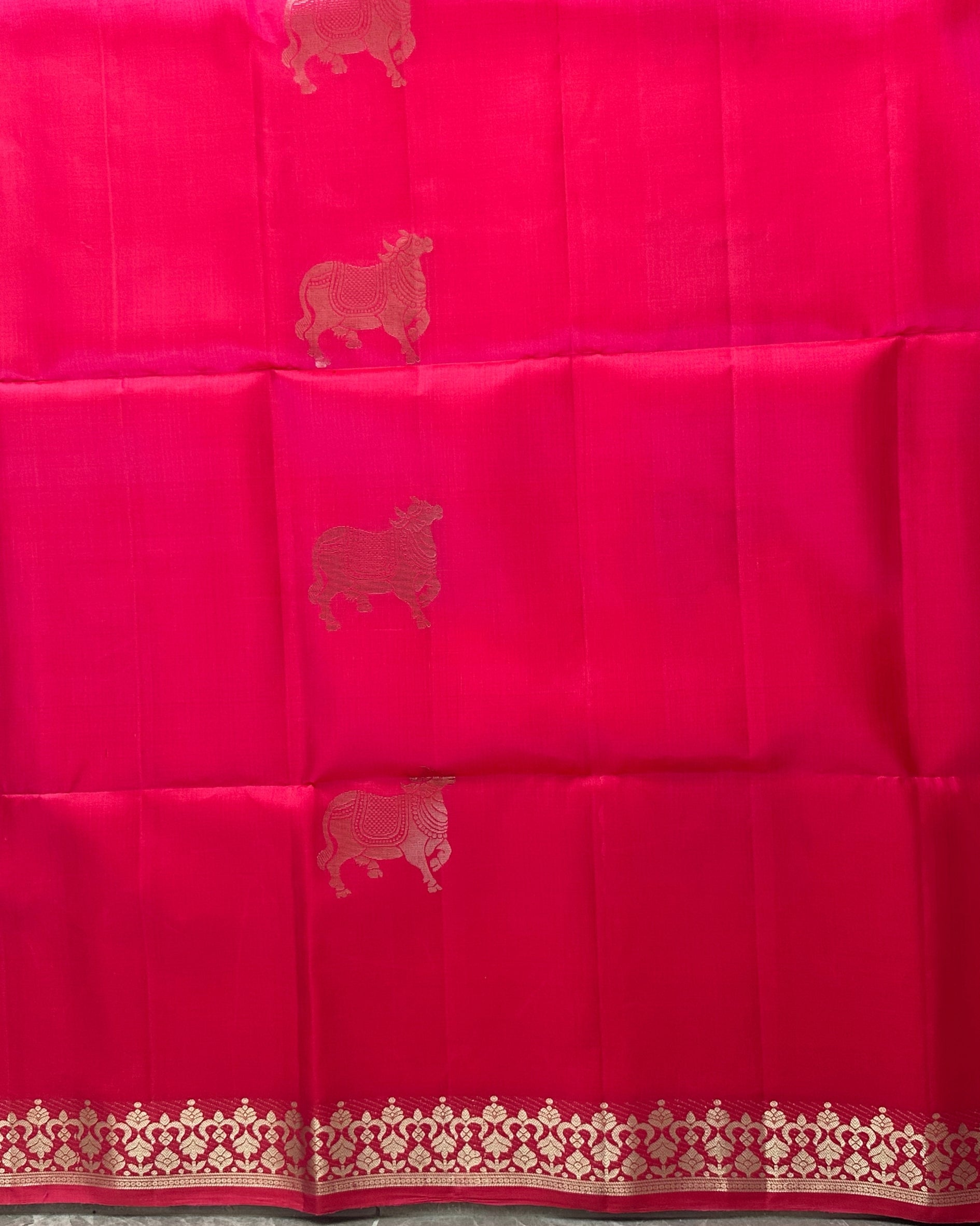 Pink Silk Saree