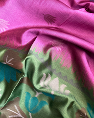 PINK LOTUS TOP DYED SAREE