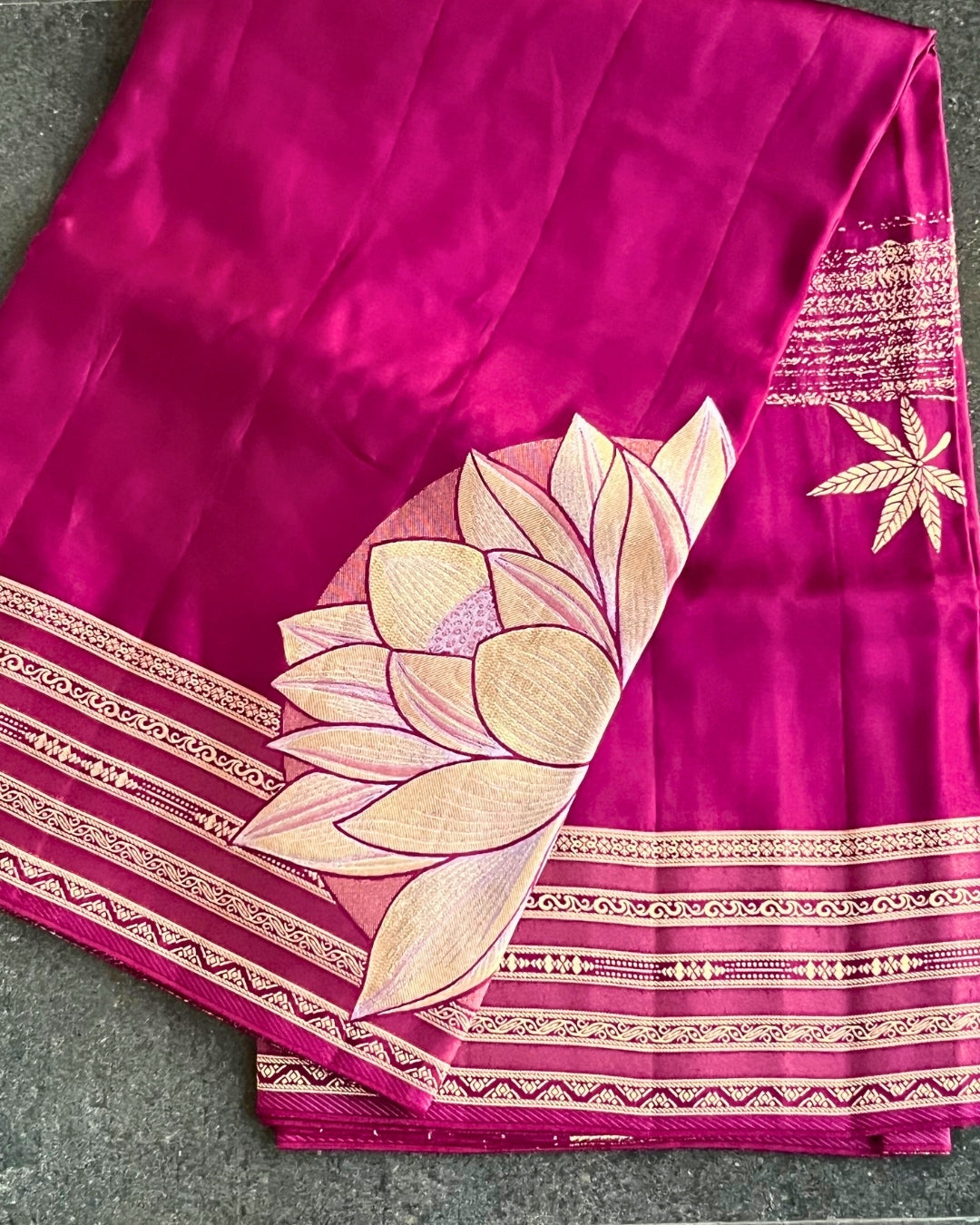 Rani Gul Dola Silk Saree