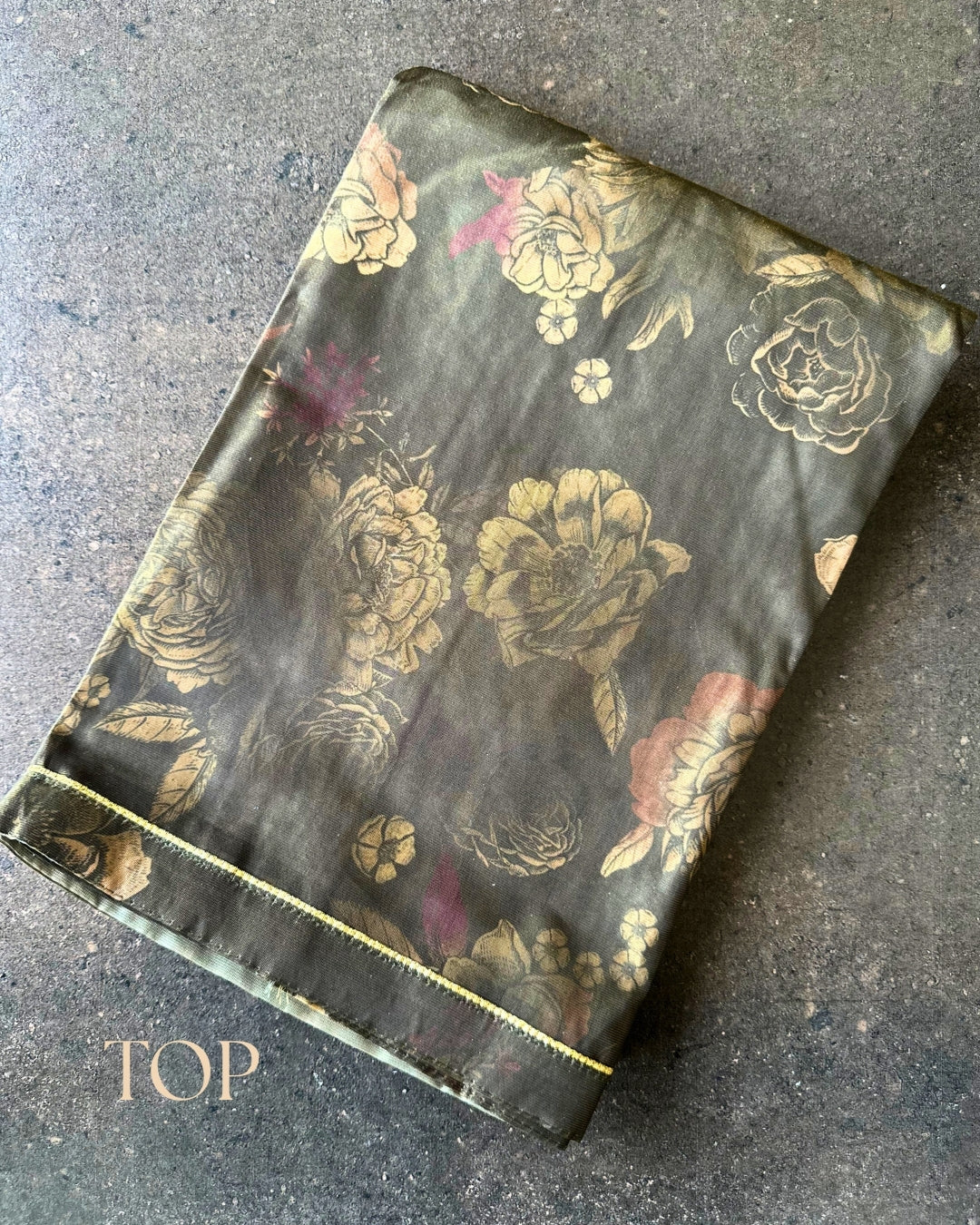 OLIVE MODAL SILK SALWAR SUIT