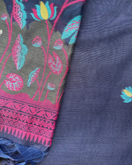 FLORAL VINE FANCY COTTON WEAVING SAREE