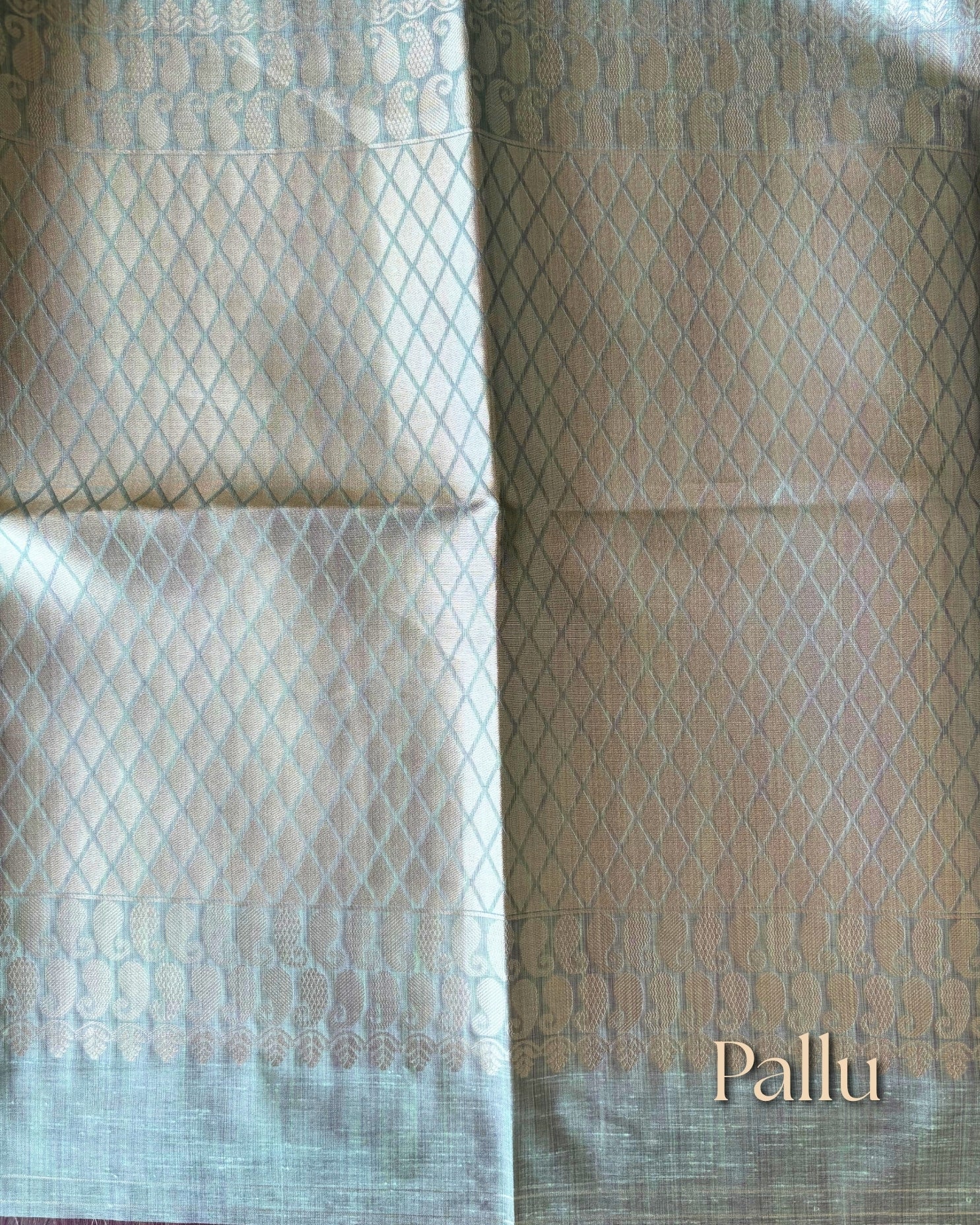 Shringara Tussar Silver-Butta Saree