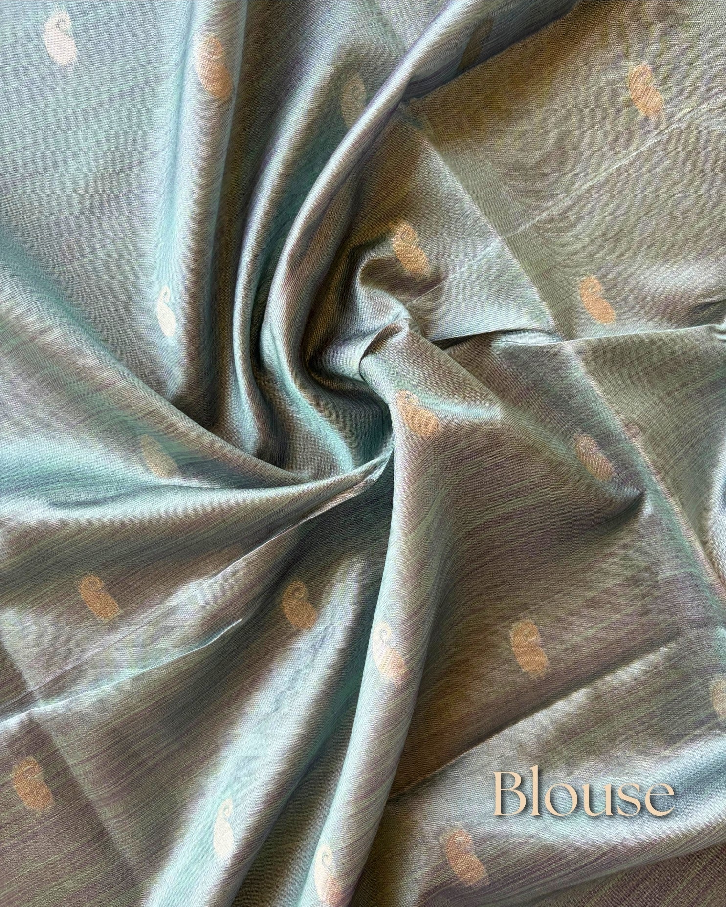 Shringara Tussar Silver-Butta Saree