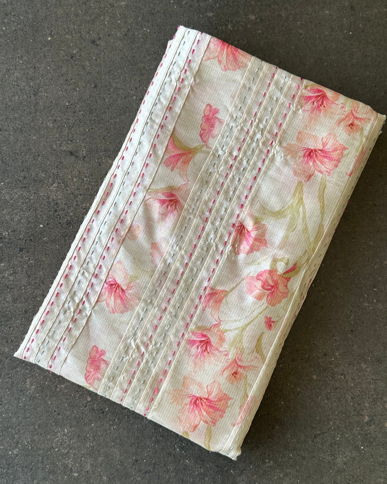 Peach Bloom Rayon Salwar Material