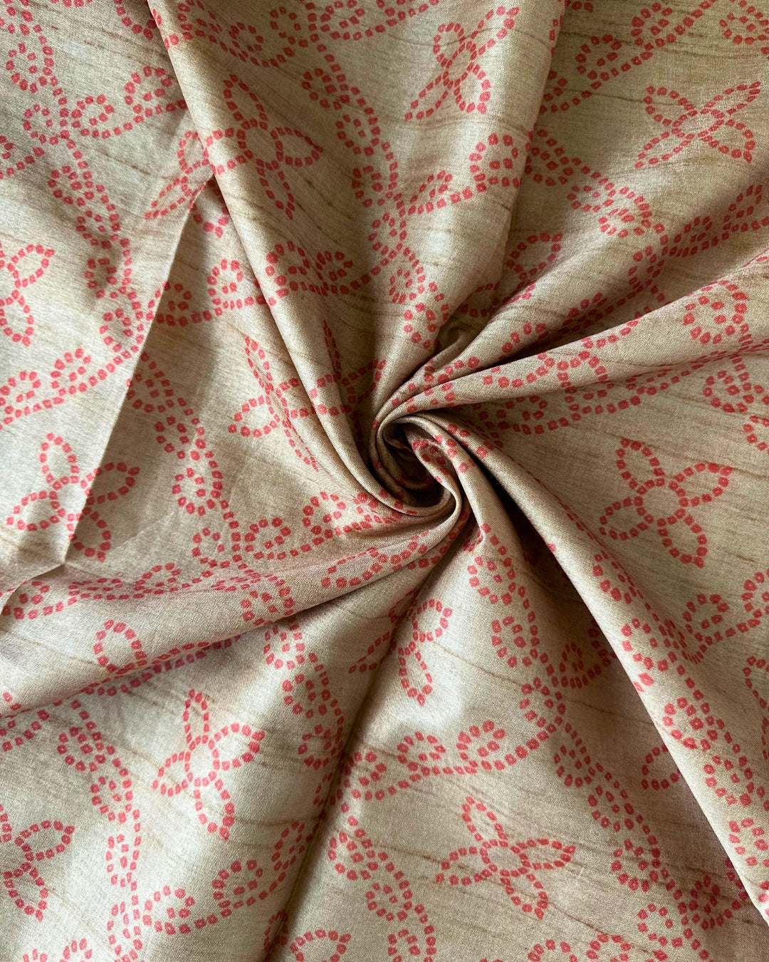 CORAL MIST HANDCRAFTED TISSUE PRINT SALWAR SUIT SET