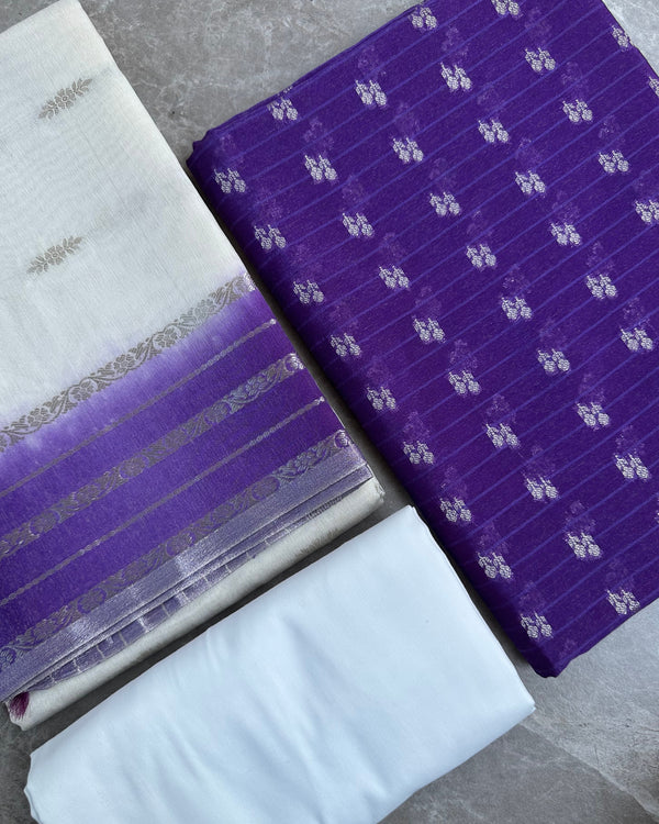 Royal Amethyst Salwar Suit Material