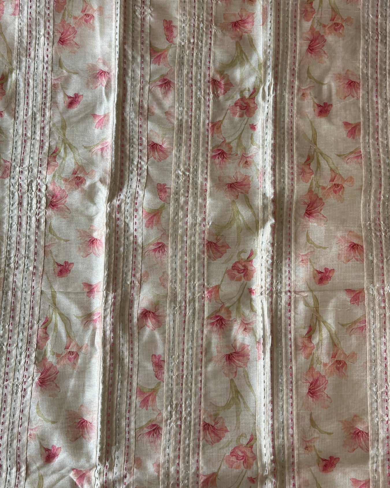 Peach Bloom Rayon Salwar Material