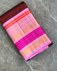 AARANI PLAIN FANCY SILK SAREE