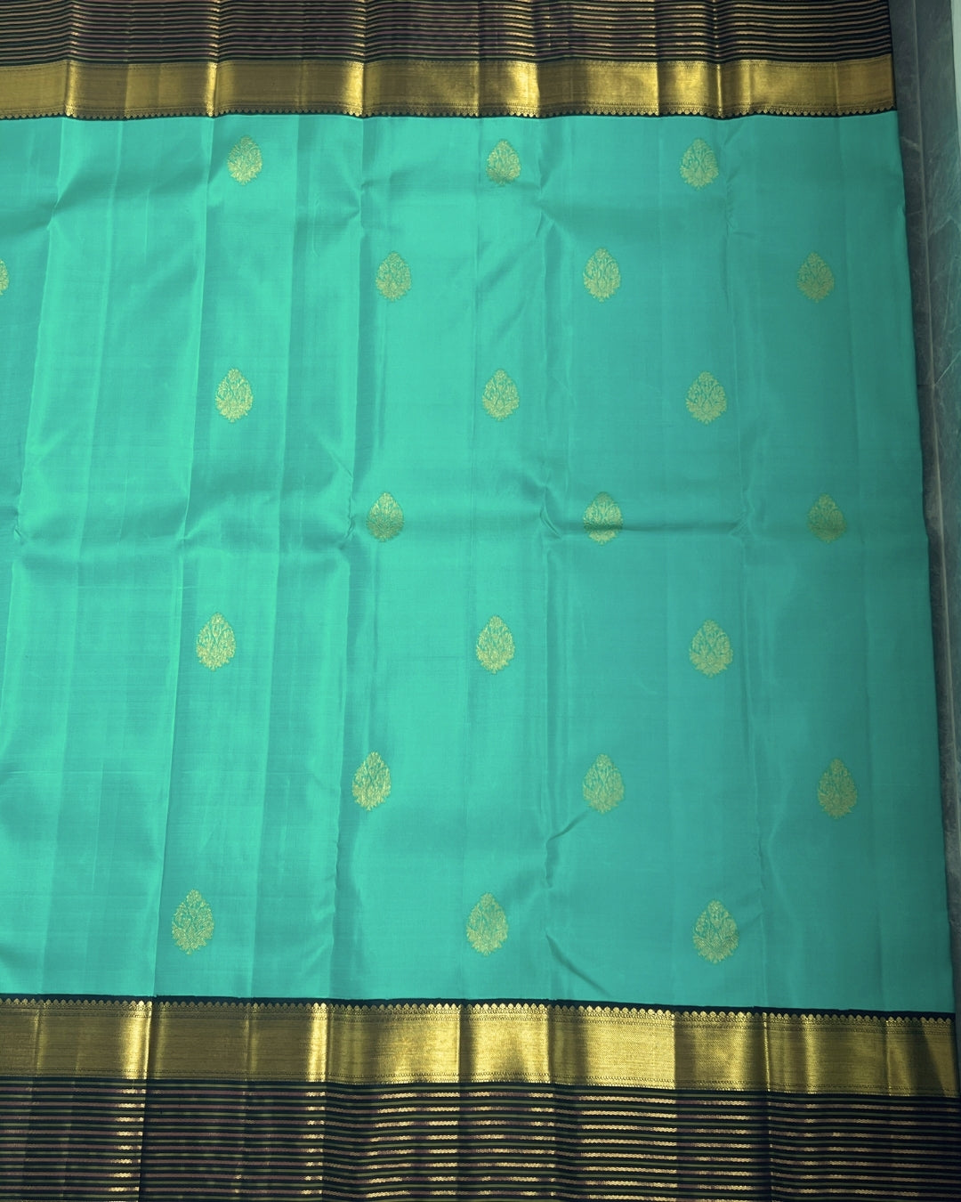 AARANI PLAIN FANCY SILK SAREE